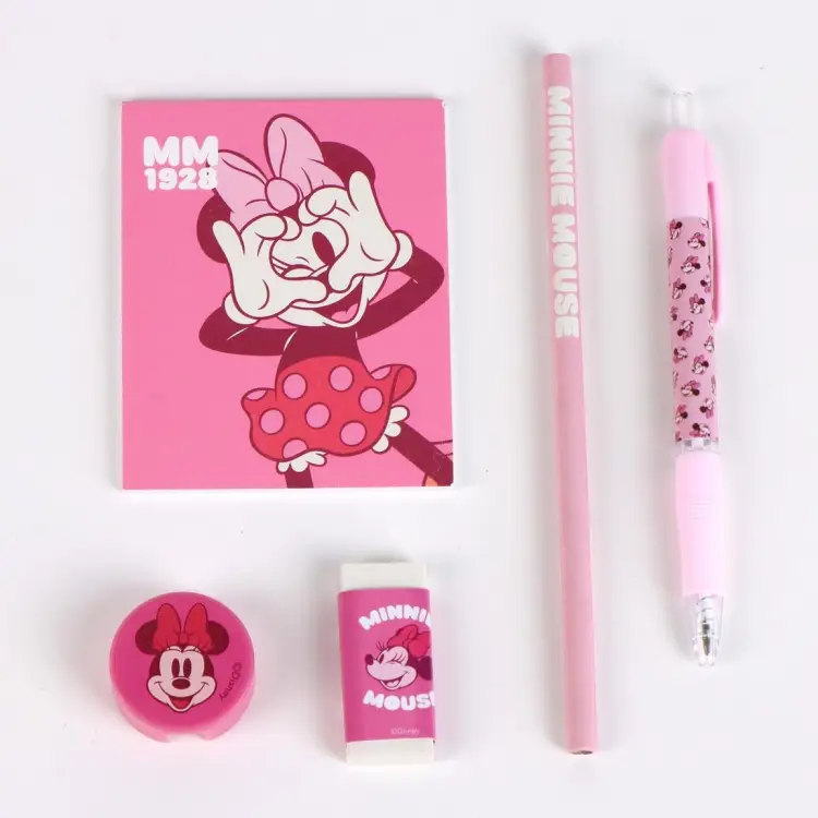 MINNIE - Display 6 pakietów artykułów piśmiennych 6 szt.