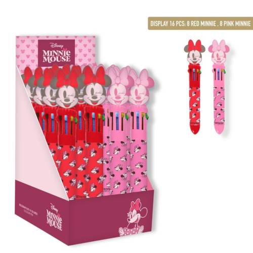 MINNIE - Display de 16 Ball-Pen z 10 zmieniającymi się kolorami