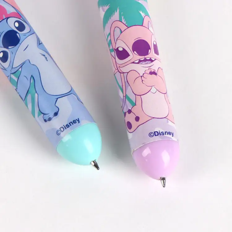 STITCH & ANGEL - Display de 16 Ball-Pen z 10 zmieniającymi się kolorami