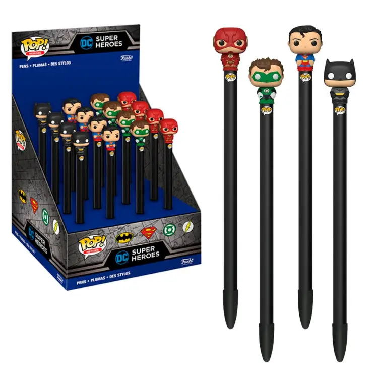 DC COMICS - Pen Toppers Dislay Funko POP (pudełko 16 szt.)