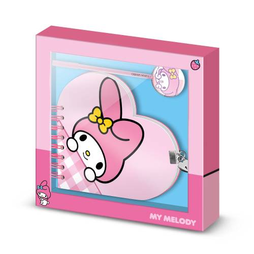 MY MELODY - Pudełko upominkowe - Sekretny pamiętnik + długopis