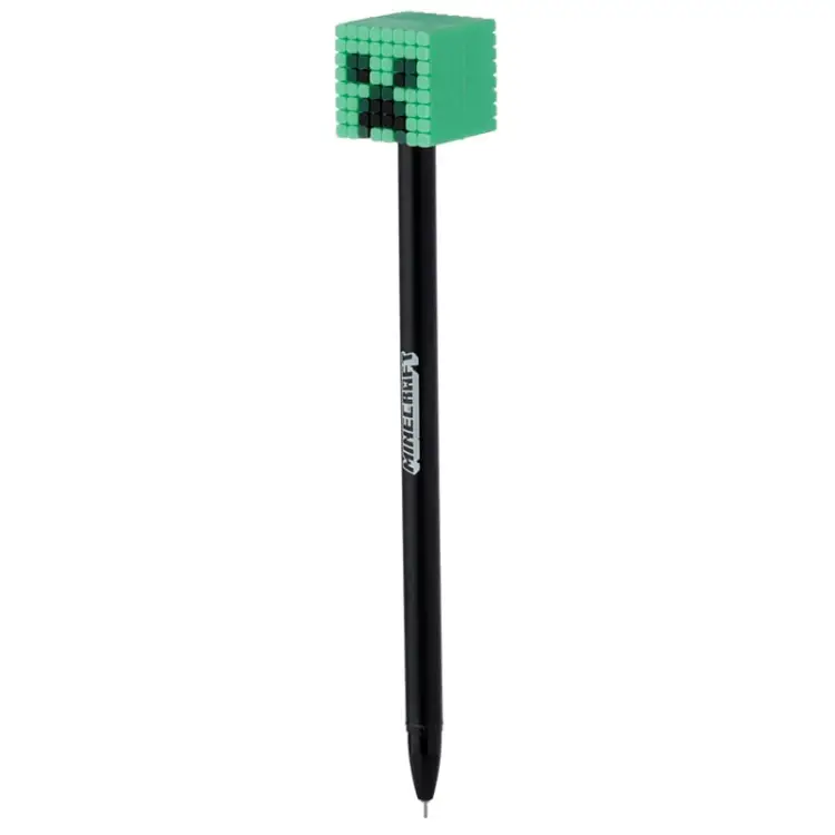 MINECRAFT - Heads - Długopis żelowy wymazywalny Head Topper (display 24 szt.)