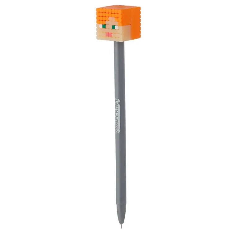MINECRAFT - Heads - Długopis żelowy wymazywalny Head Topper (display 24 szt.)