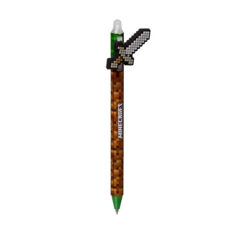 MINECRAFT - Narzędzia - Długopis żelowy wymazywalny Head Topper (opakowanie 36 szt.)