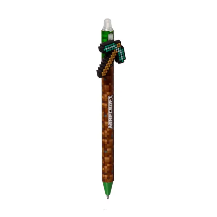 MINECRAFT - Narzędzia - Długopis żelowy wymazywalny Head Topper (opakowanie 36 szt.)