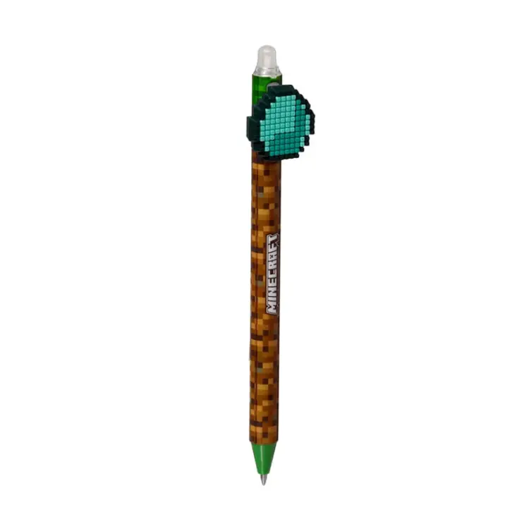 MINECRAFT - Narzędzia - Długopis żelowy wymazywalny Head Topper (opakowanie 36 szt.)