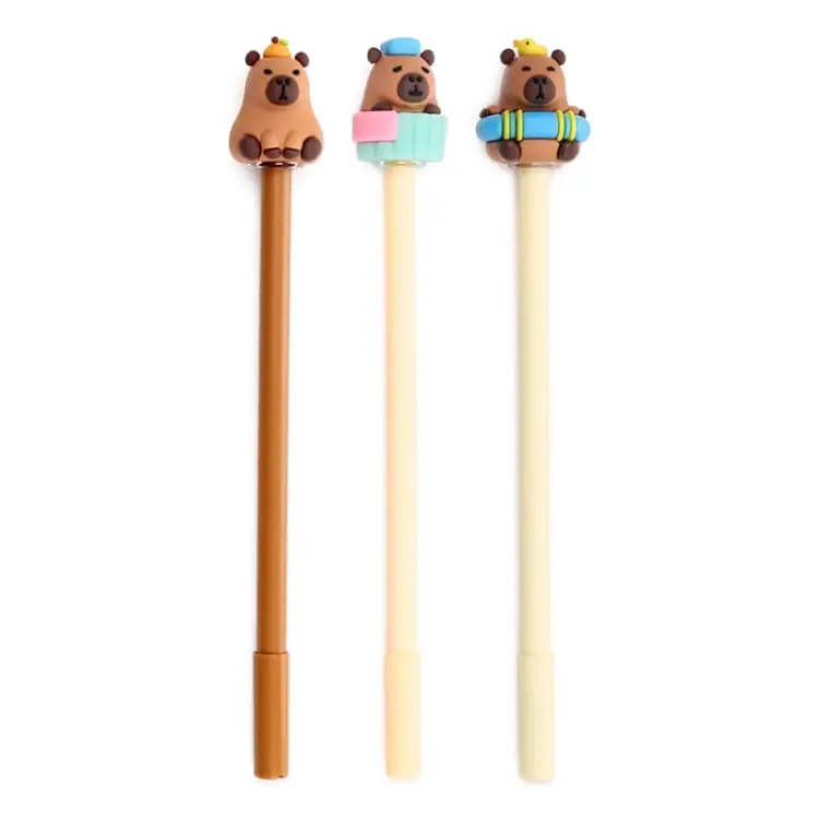 KAWAII - Cabybara - Długopis żelowy wymazywalny Head Topper (opakowanie 36 szt.)