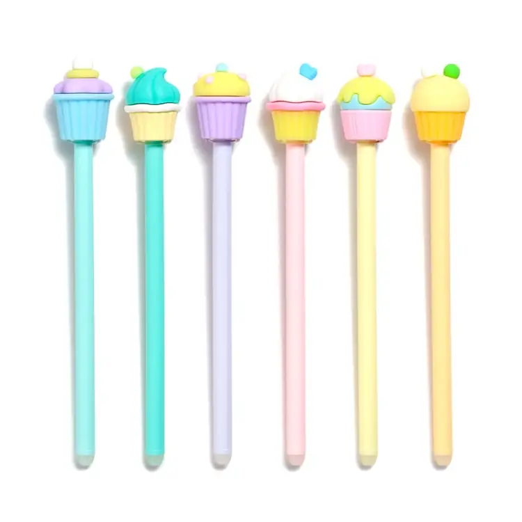 KAWAII - Cupcake - Head Topper Długopis żelowy wymazywalny (opakowanie 36 szt.)