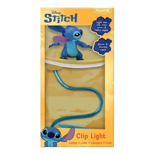 STITCH - Lampka do książek 19 cm