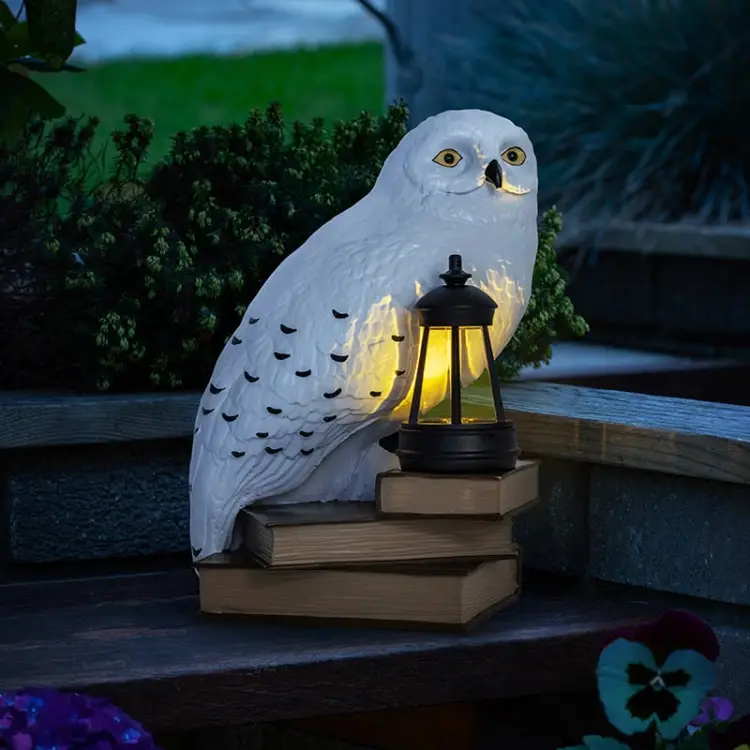 HARRY POTTER - Hedwiga - Zewnętrzna lampa solarna 'LunaGlo' 13''
