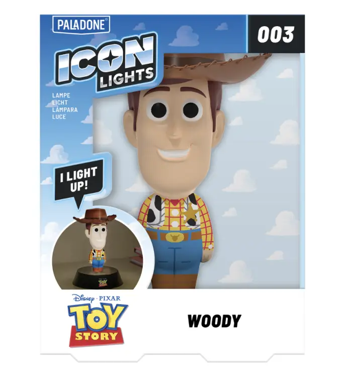 TOY STORY - Woody - Lampa z ikoną 4,3 cala