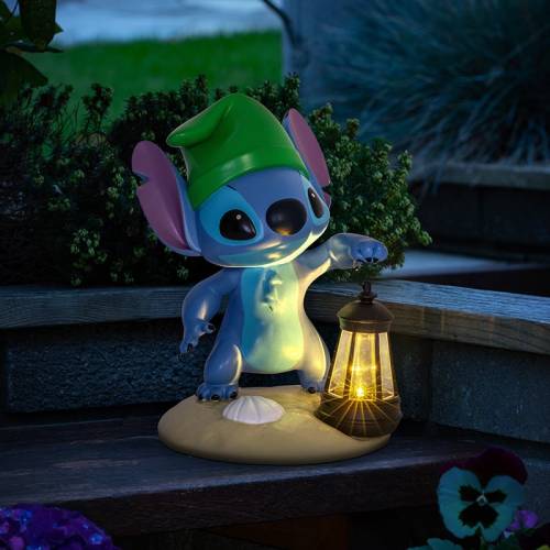 STITCH - Zewnętrzna lampa solarna "LunaGlo" 33 cm