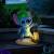 STITCH - Zewnętrzna lampa solarna "LunaGlo" 33 cm