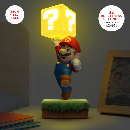 SUPER MARIO - Diorama z lampą 13,78 cala