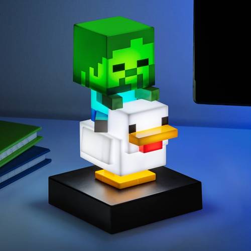 MINECRAFT - Chicken Jockey - Icon Lamp 4,3 cala