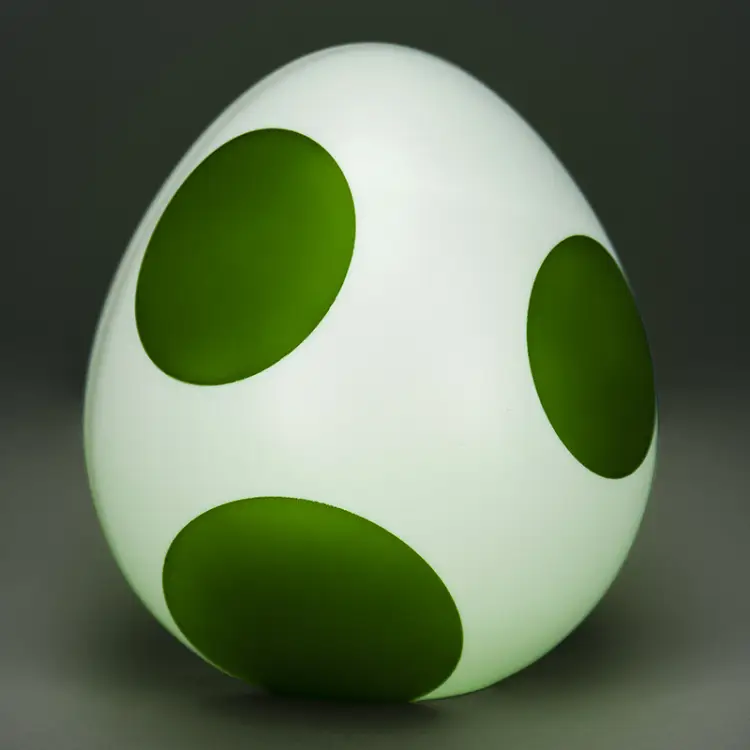 SUPER MARIO - Jajko Yoshi - Lampka dekoracyjna 13 cm