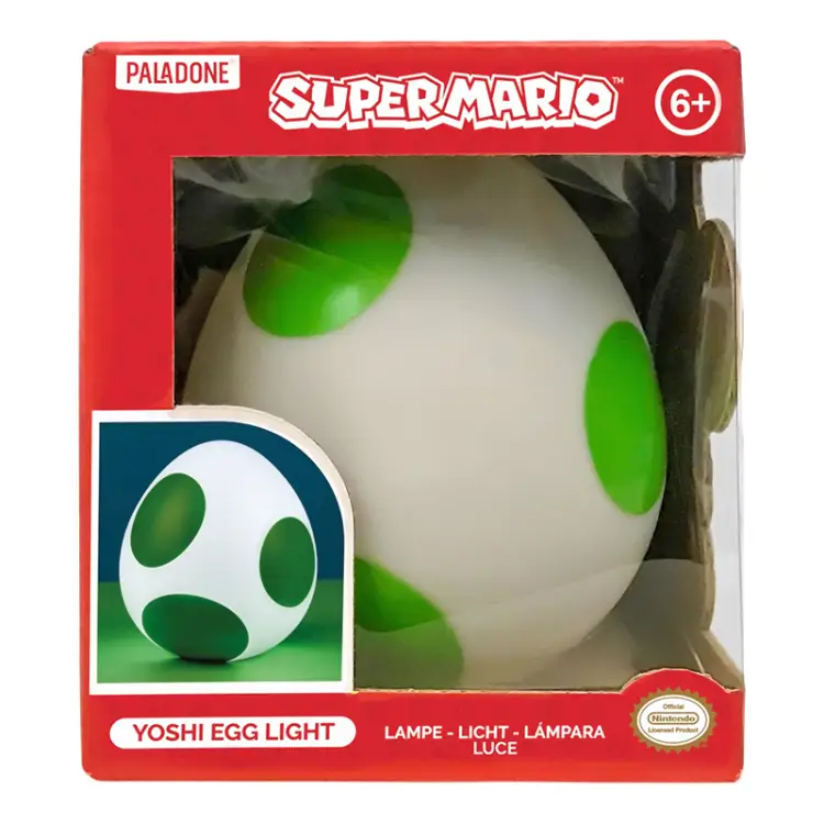 SUPER MARIO - Jajko Yoshi - Lampka dekoracyjna 13 cm