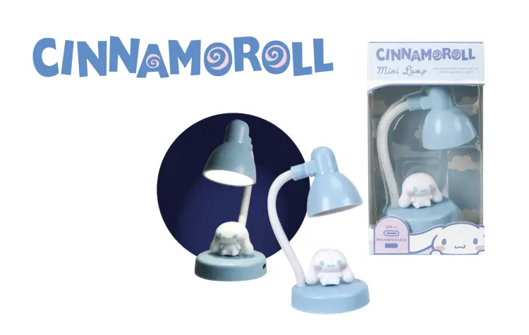 CINNAMOROLL - Akumulatorowa mini lampa biurkowa - 15 cm