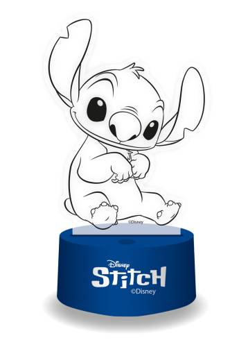 STITCH - Lampa 3D RGB z pilotem zdalnego sterowania