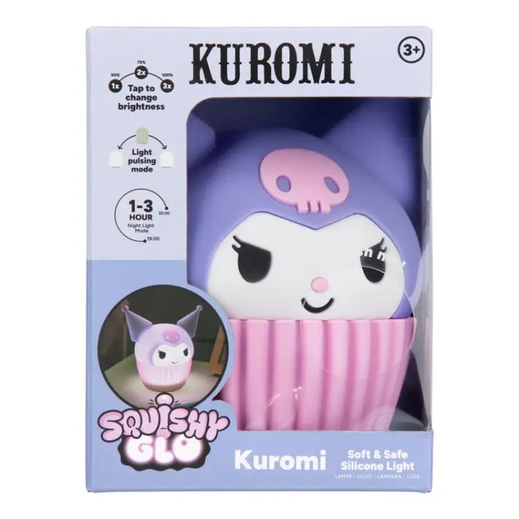 KUROMI - Silikonowa lampka "SquishyGlo" z możliwością ładowania 15 cm