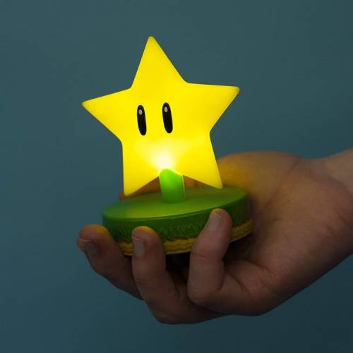 SUPER MARIO - Super Star - Icon Light 3,9 cala