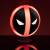 MARVEL - Deadpool - Lampka nocna 3D - Logo - 10 cm