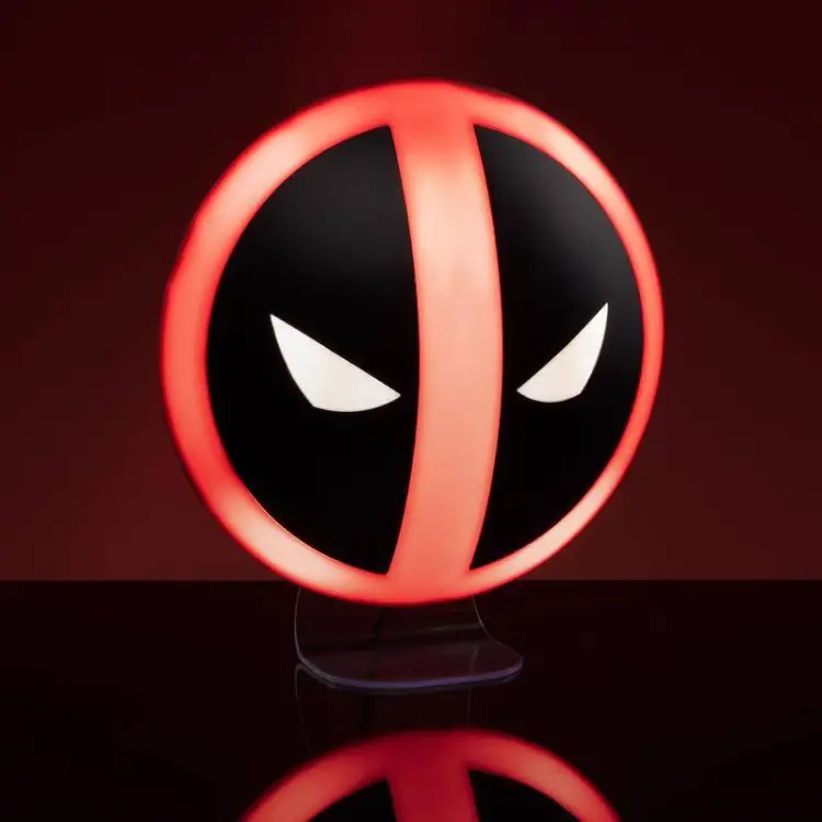 MARVEL - Deadpool - Lampka nocna 3D - Logo - 10 cm
