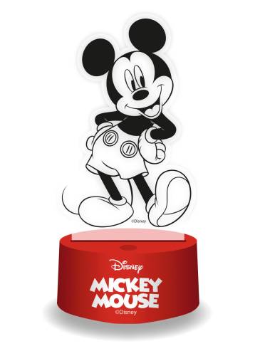 MICKEY - lampa 3D RGB z pilotem