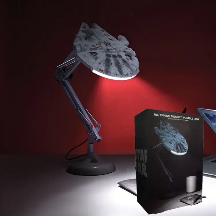 STAR WARS - Pozycjonowana lampka biurkowa Sokół Millennium