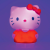 HELLO KITTY - podświetlana figurka - 10 cali