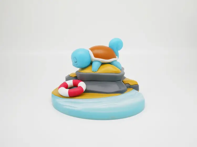 POKEMON - Squirtle - podświetlana scena LED