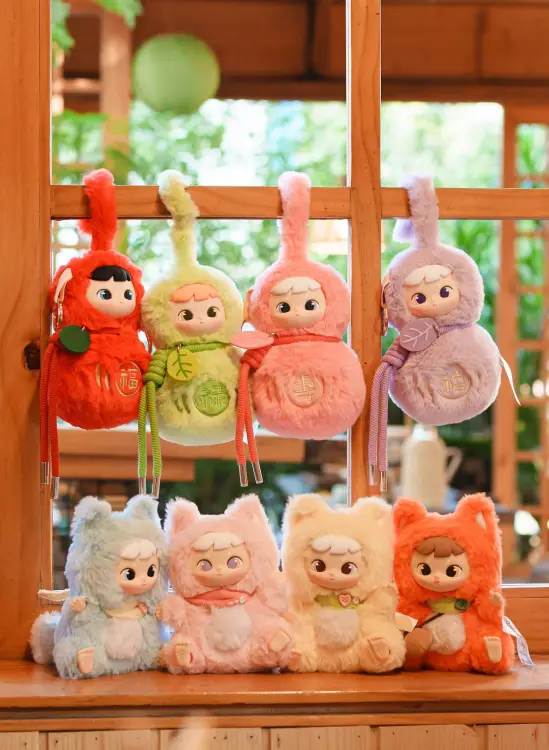 CIMMY - Hulu & Fox - Display 6 Pluszaków 16cm - Mystery Box