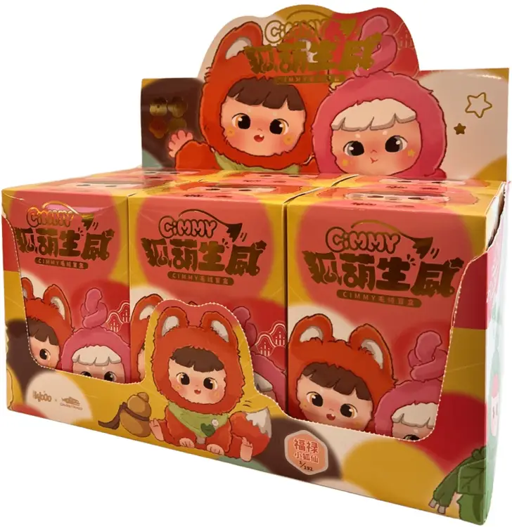 CIMMY - Hulu & Fox - Display 6 Pluszaków 16cm - Mystery Box