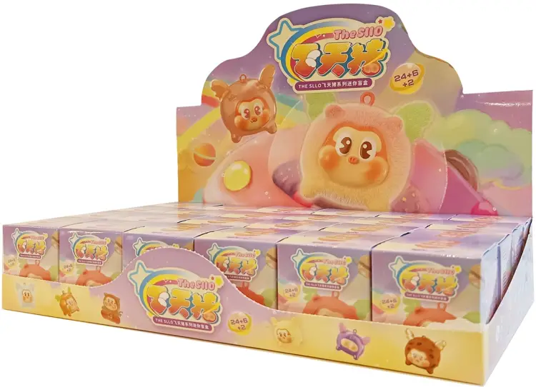 SLLO - Latająca świnia - Zestaw 24 minifigurek 5 cm - Mystery Box