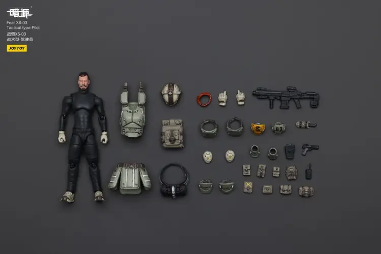 Battle For the Stars Actionfigur Fear XS-03 Tactical type-Pilot 12 cm