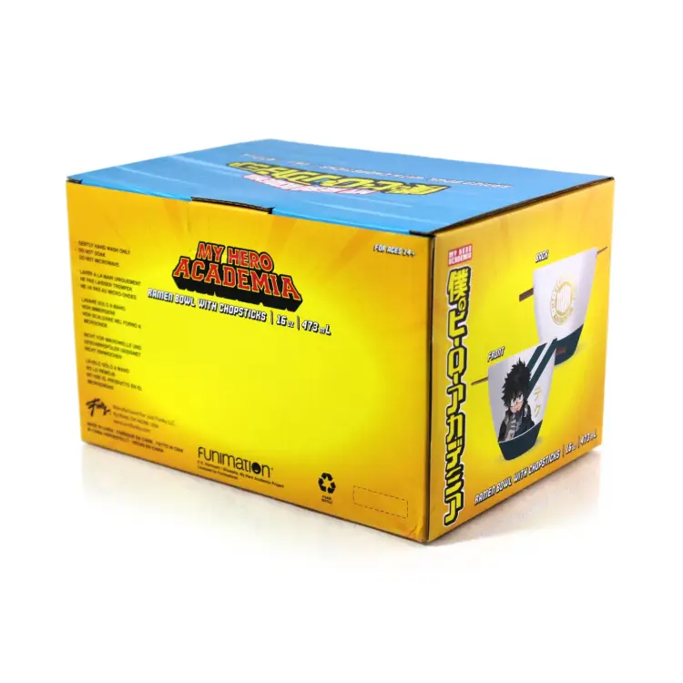 MY HERO ACADEMIA - Miska ramen z pałeczkami 470 ml - Izuku Midoriya