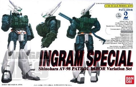 PATLABOR - 1/60 Ingram Special - Zestaw modelarski