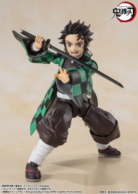 DEMON SLAYER - Tanjiro Kamado - Figurka S.H. Figuarts 14 cm