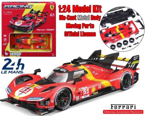 FERRARI - 499p Lmh (2023 24h Le Mans Champion) - Zestaw modelarski 1/24