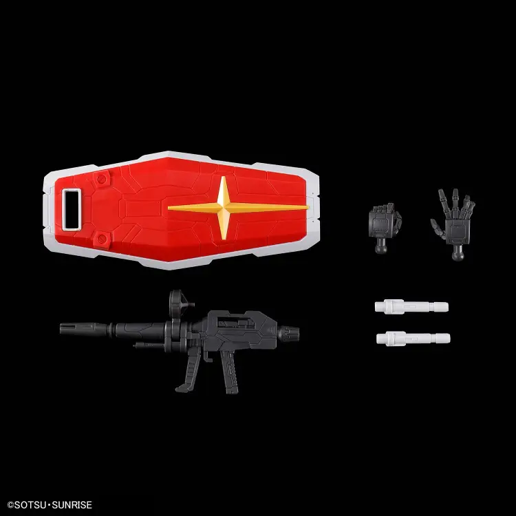 GUNDAM - Zestaw modelarski klasy podstawowej 1/144 RX-78F00/E Gundam