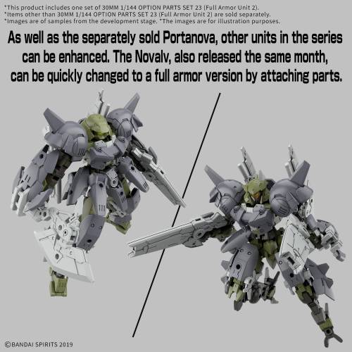 30MM - 1/144 Option Parts Set 23 (Full Armor Unit 2) - Zestaw modelarski