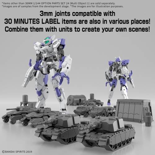 30MM - 1/144 Option Parts Set 24 (Multi Object 1) - Zestaw modelarski
