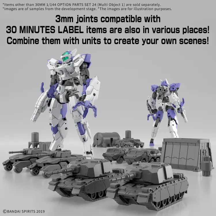 30MM - 1/144 Option Parts Set 24 (Multi Object 1) - Zestaw modelarski