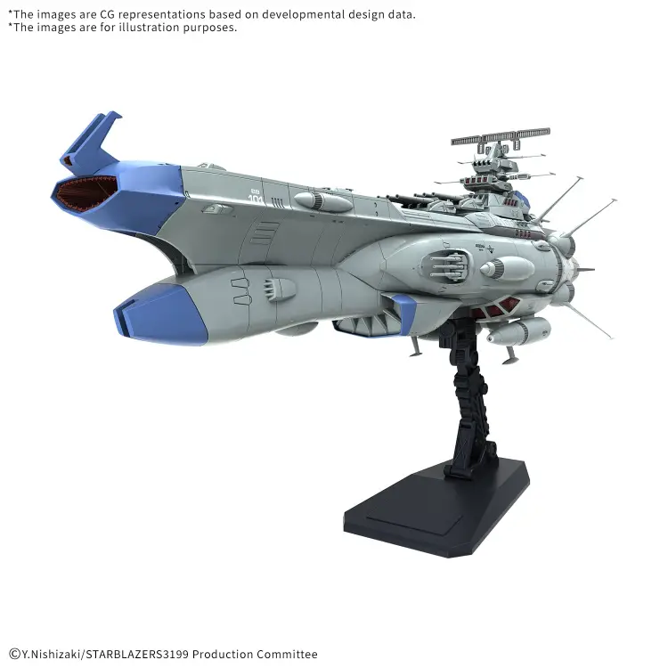 YAMATO - 1/1000 BB-101 Pancernik klasy Arizona - Zestaw modelarski