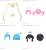 30MS - Option Hair Style Parts Vol. 13 All 4 Types - Zestaw modelarski
