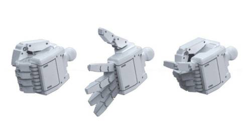 GUNDAM - Builders Part HD 1/144 MS Hand 01 (E.F.S.F.) - Zestaw modelarski