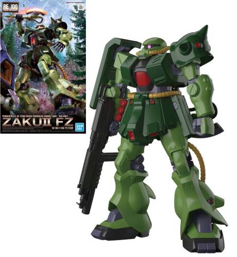 GUNDAM - RE/100 1/100 Zaku II FZ - Zestaw modelarski