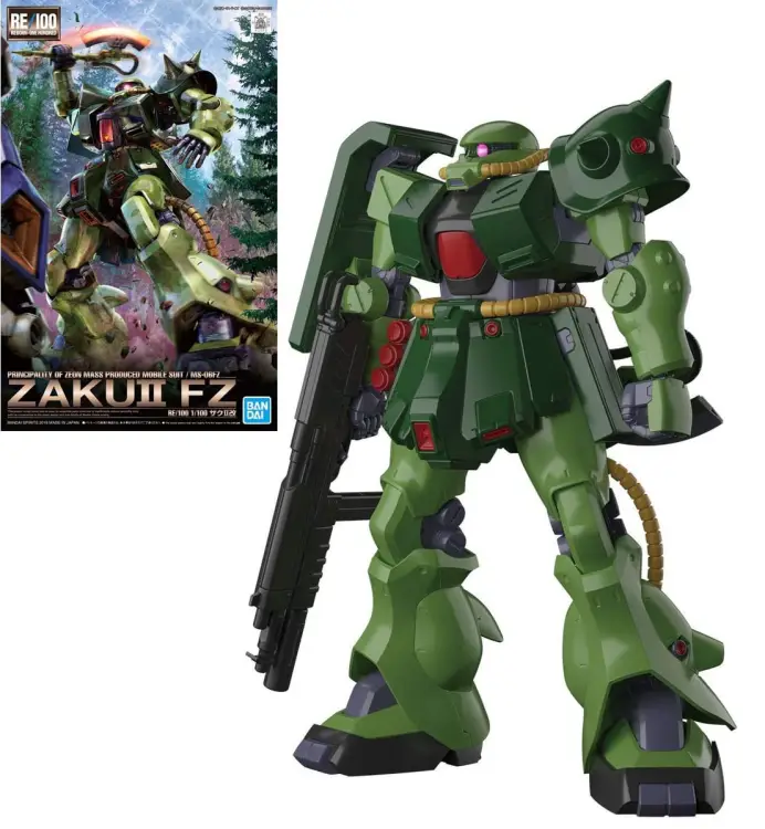 GUNDAM - RE/100 1/100 Zaku II FZ - Zestaw modelarski
