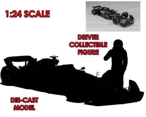 FORMUŁA 1 - F1 Mercedes W14 E Perf. 2023 z Hamiltonem - Zestaw modelarski 1/24