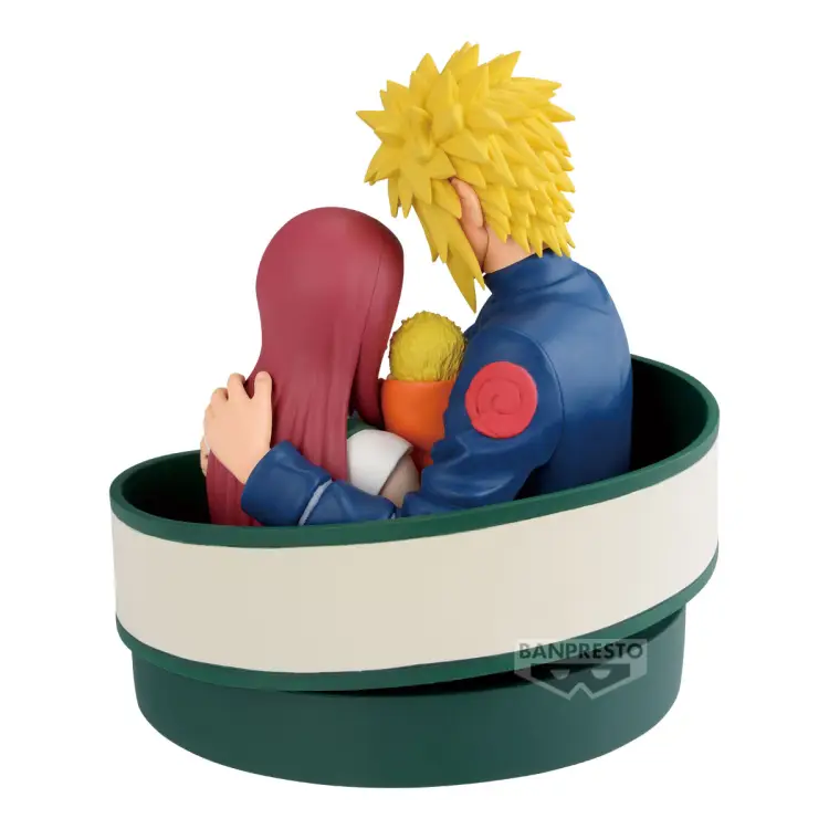 NARUTO 72 SERIES - Minato, Naruto i Kushina - Figurka 13 cm